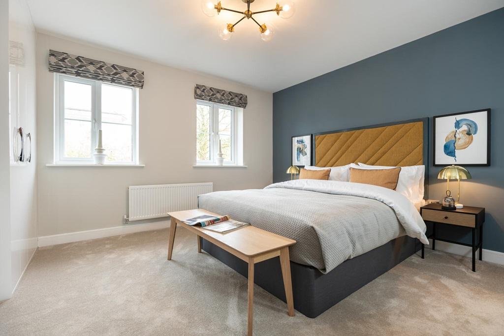 The second double bedroom also benefits from an...
