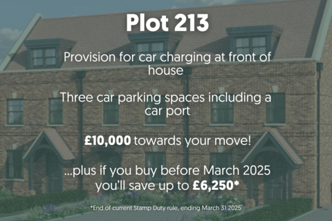 3 bedroom terraced house for sale, Plot 213 at Church Farm, 8 Beckett Drive OX14