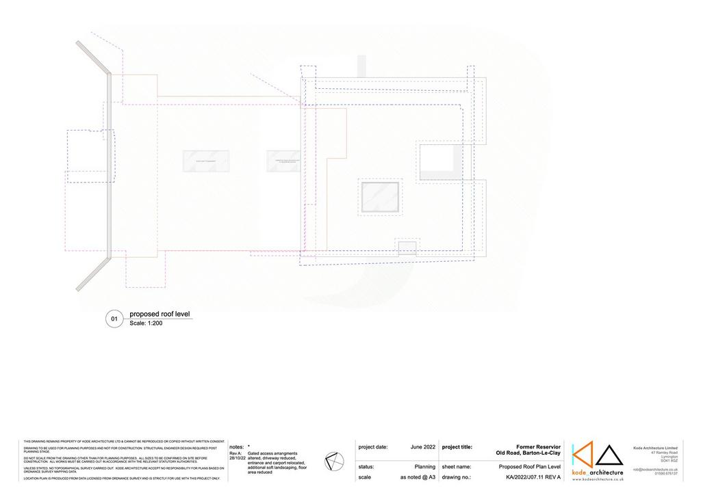 Proposed Roof Level