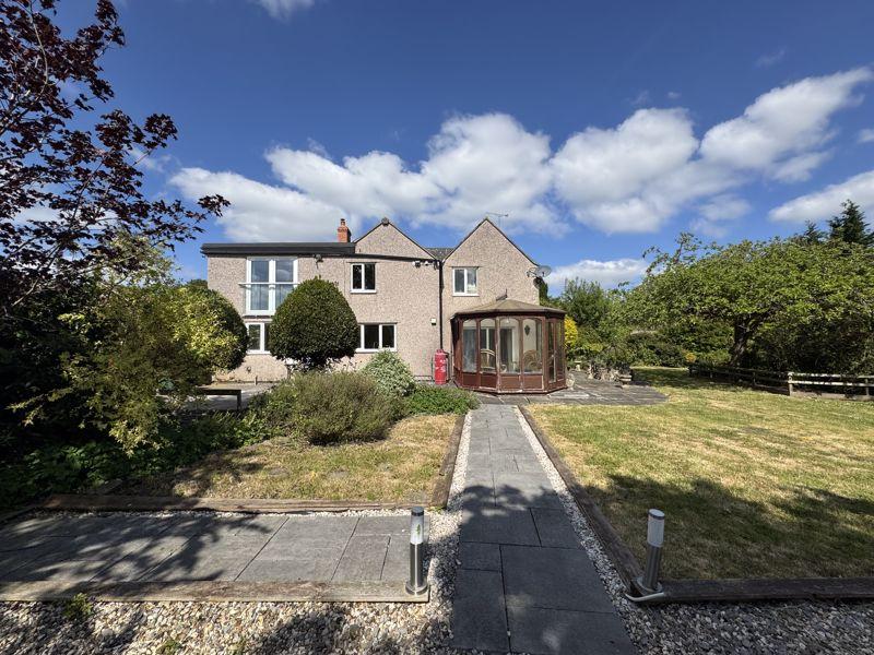 Rear of house