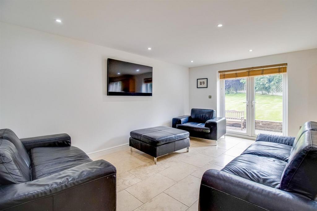 Open plan kitchen dining living room