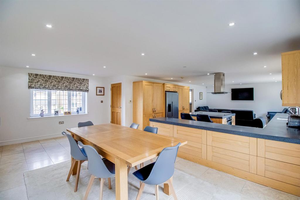 Open plan kitchen dining living room