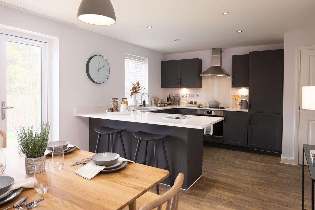 Internal image of the kitchen and dining area...