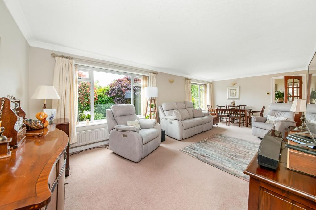 Open plan living dining room