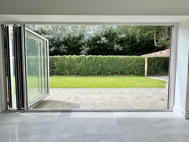 View through patio
