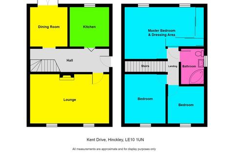 3 bedroom detached house for sale, Kent Drive, Hinckley LE10