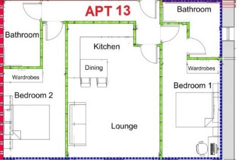 2 bedroom apartment to rent, Buckingham House, 4 Glovers Court, Preston PR1