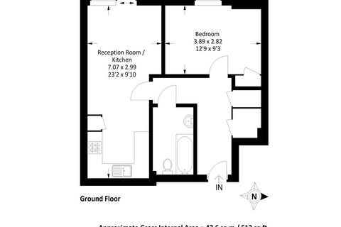 1 bedroom apartment to rent, Norman Road, Greenwich, SE10