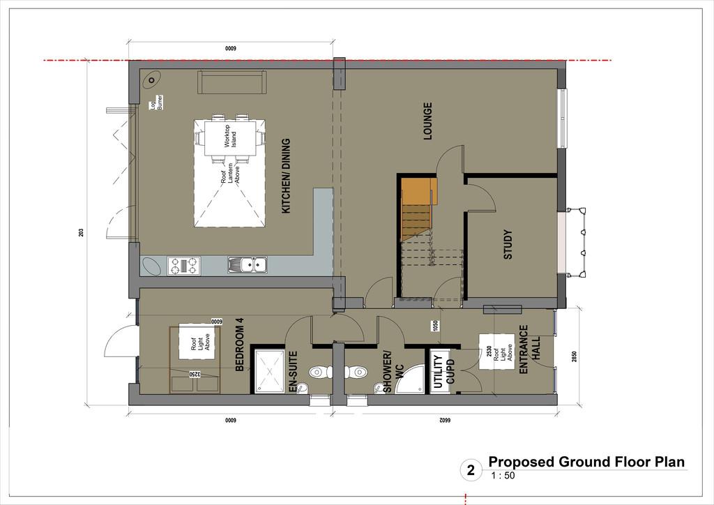 Proposed ground floor plan