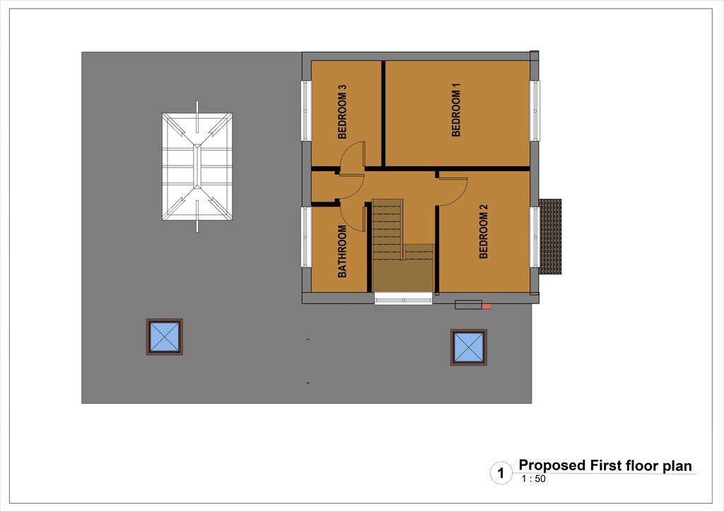 Proposed first floor plan