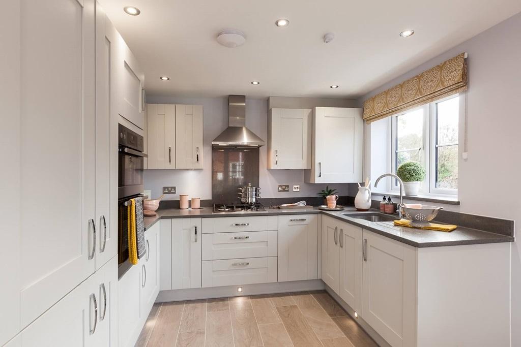 A modern easy to clean kitchen