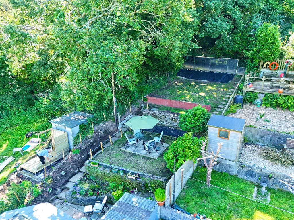 Drone rear garden view 2