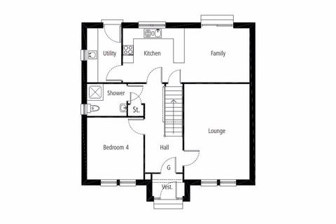 4 bedroom property with land for sale, Building Plot, 34 Burnside, New Cumnock KA18 4QL