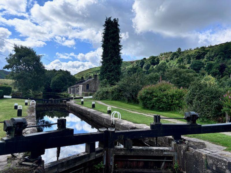 Canalside setting