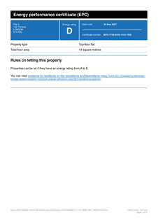 Studio to rent, Portway, London