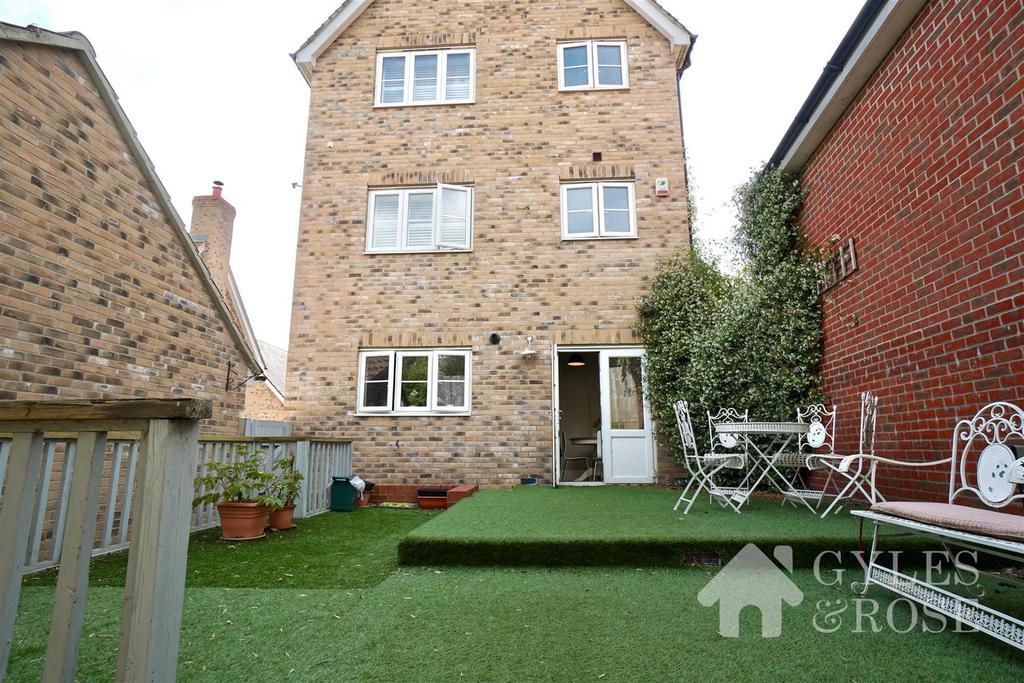 Rear of property