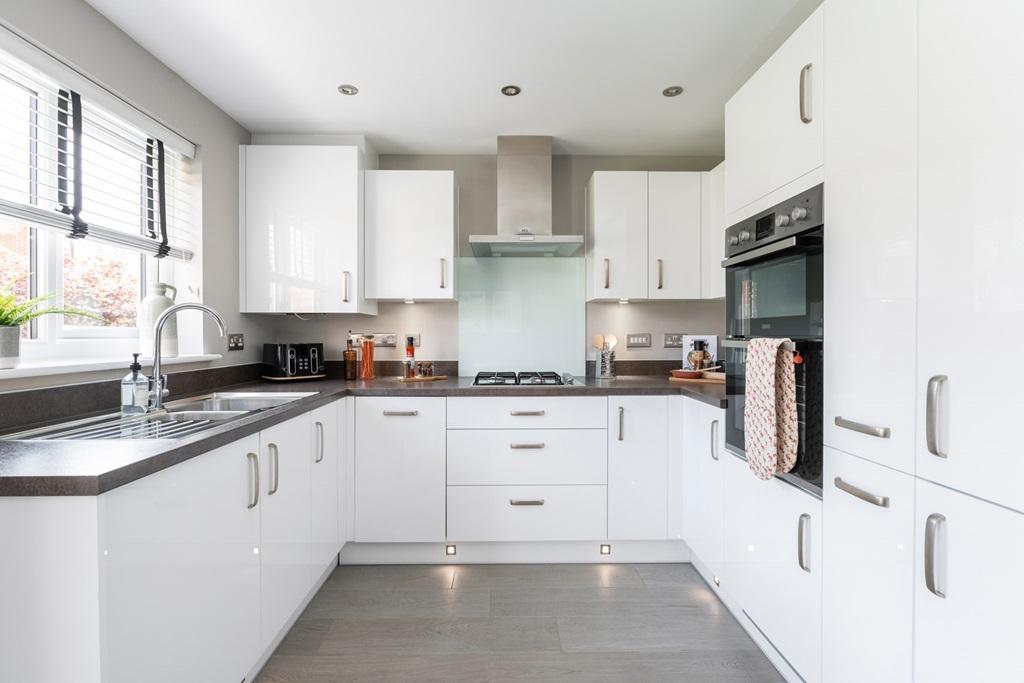 Modern kitchen with the option to upgrade