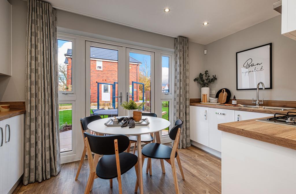 Interior view of our 2 bed Kenley home kitchen...