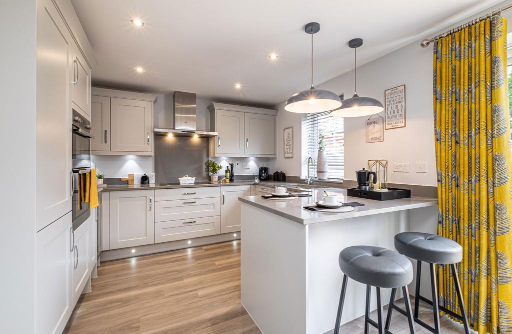 Interior view of the kitchen in our 5 bed...