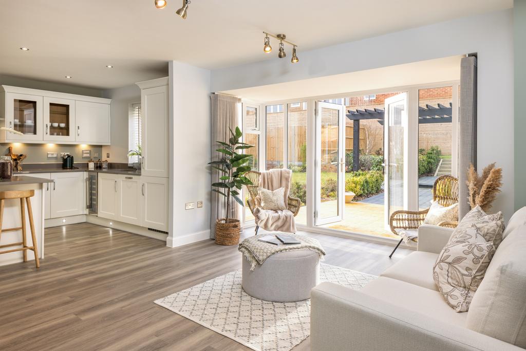 Open plan kitchen in the Manning. 5 bed home.