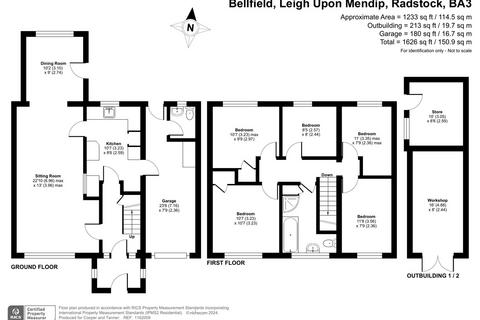 5 bedroom end of terrace house for sale, Bellfield, Leigh upon Mendip, Radstock, BA3