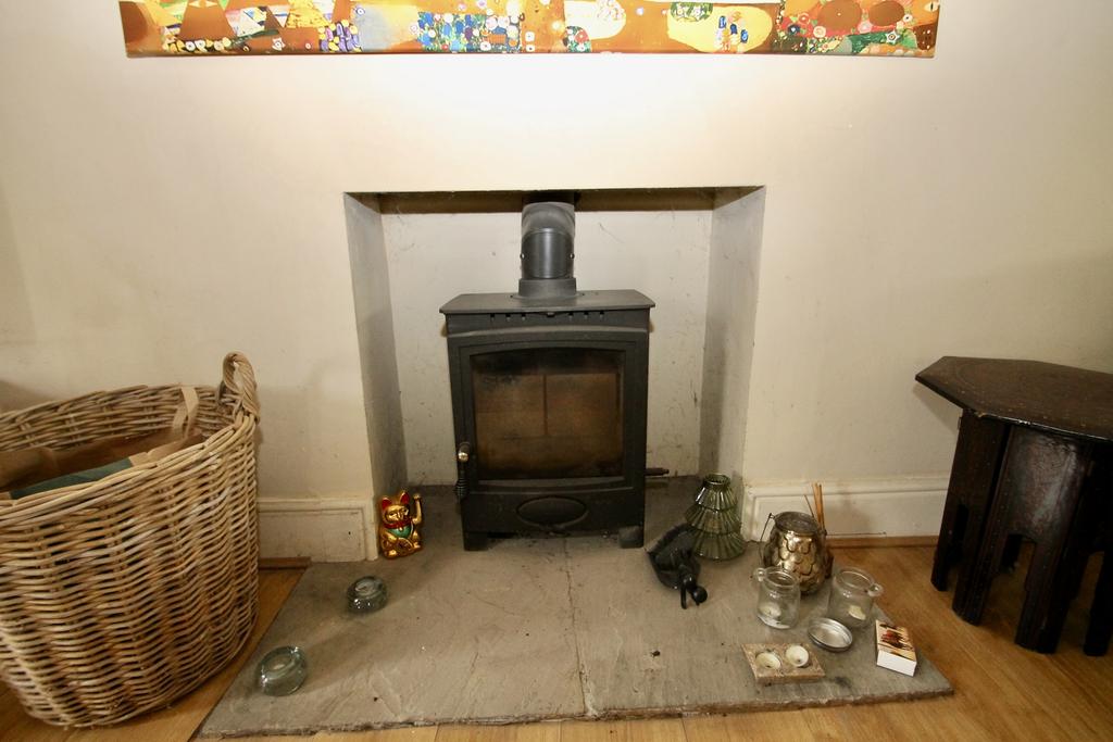 Feature fireplace