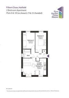 2 bedroom apartment for sale, Plot 10, Cobnut Close, Hatfield, Herts AL10 9AD