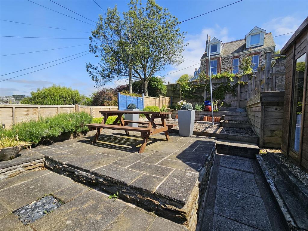 Garden seating area