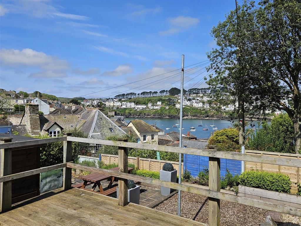 View from decking