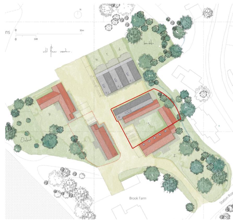 Site Plan Red Outline