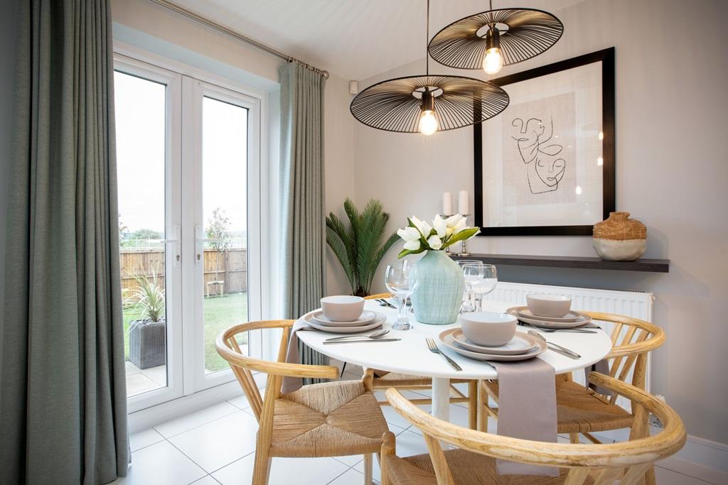 A welcoming space for family meals and...