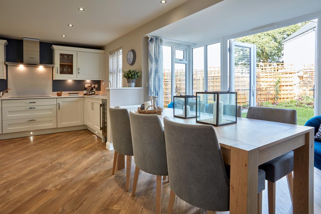 Dining area in the Holden 4 bedroom home