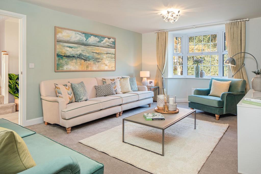 The Holden Living room with hallway