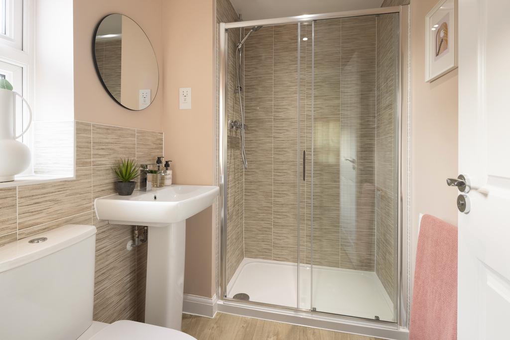 Internal image of the en suite in the...