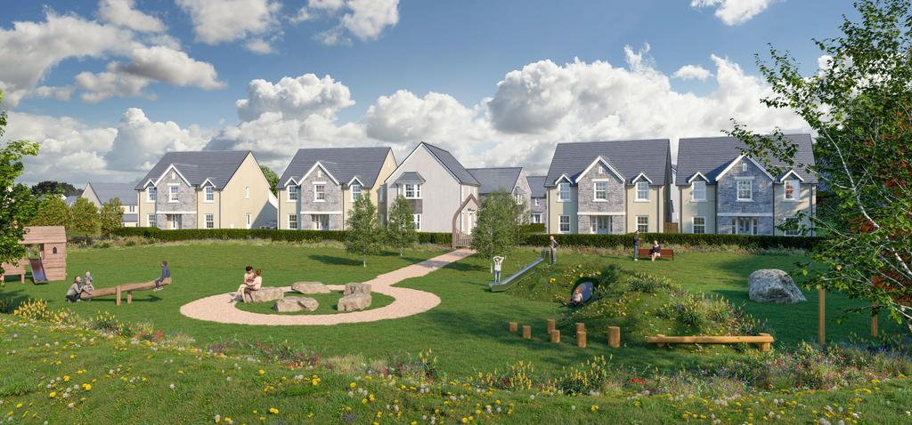 Eden's Green open space &amp; play area CGI