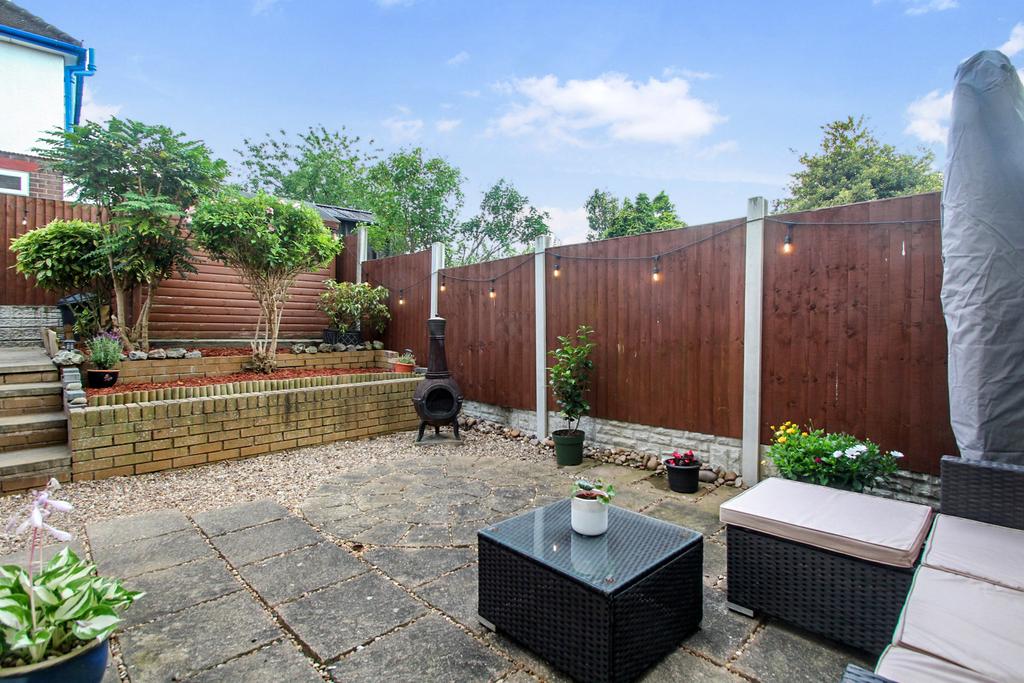 Lower patio