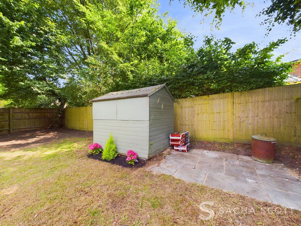 Shed &amp; Patio Area