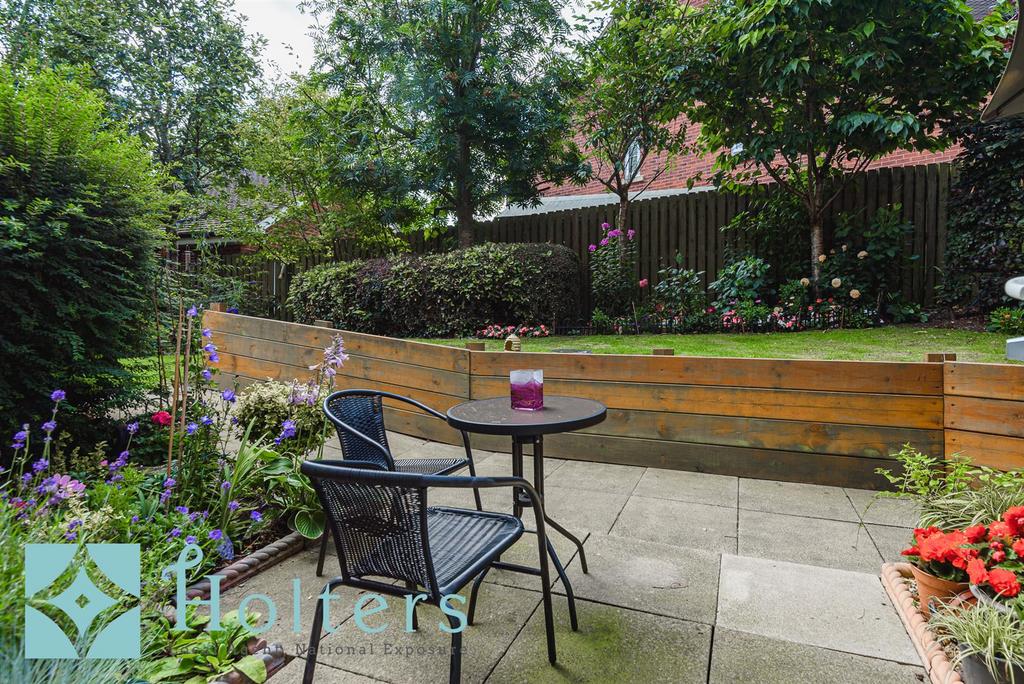 Patio view, garden