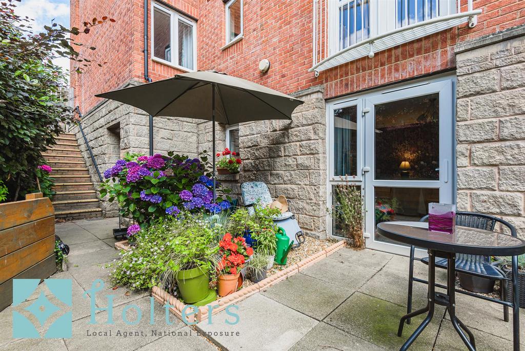 Patio view, garden