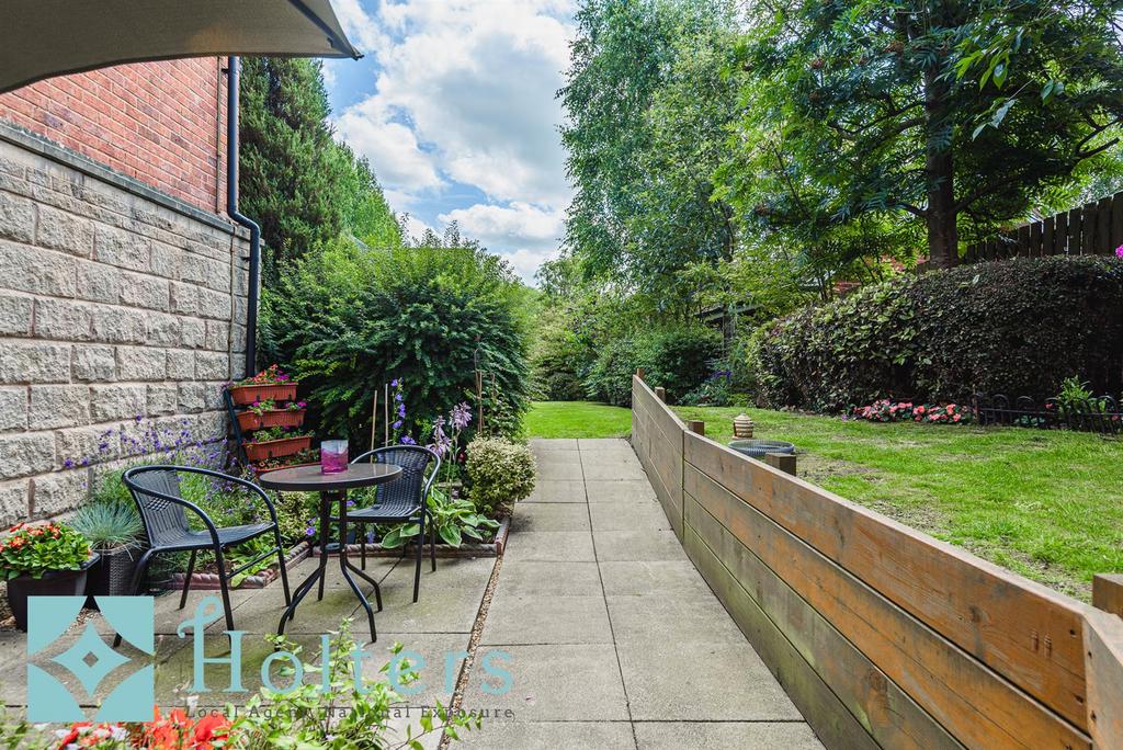 Patio view, garden