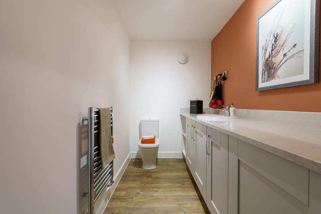 Cloakroom and useful utility for laundry