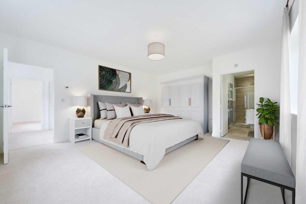 Impressive main bedroom with ensuite