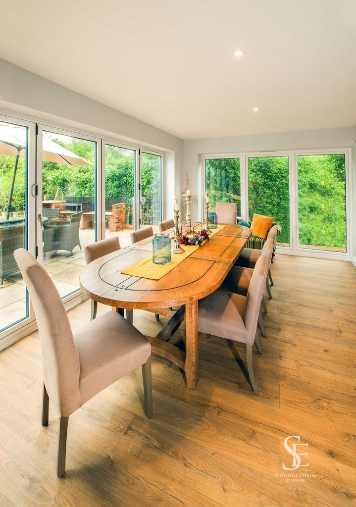 Open-plan dining area