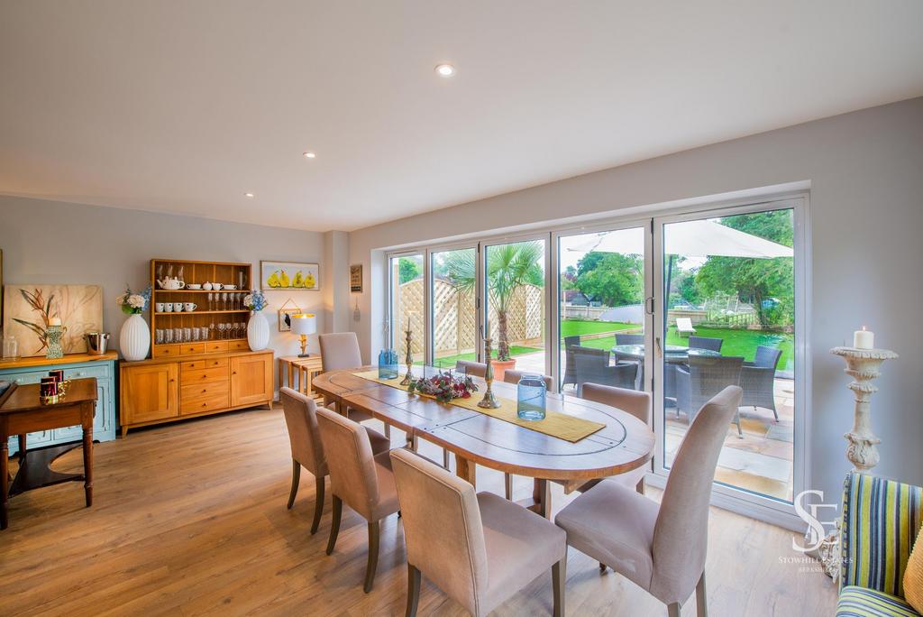 Open-plan dining area