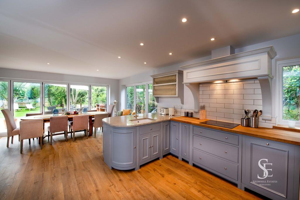 Open-plan kitchen