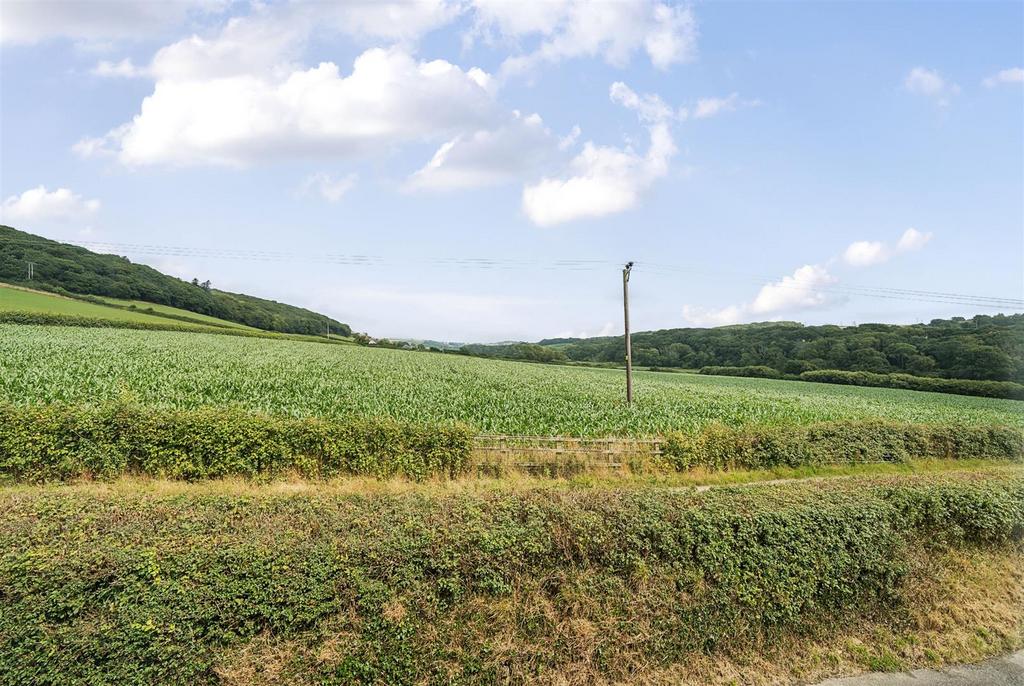 View over fields