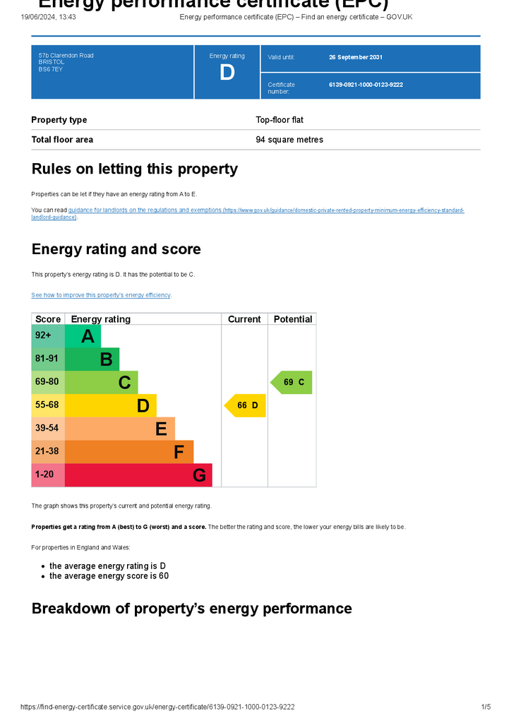 Energy performance certificate (EPC) – Find an ene
