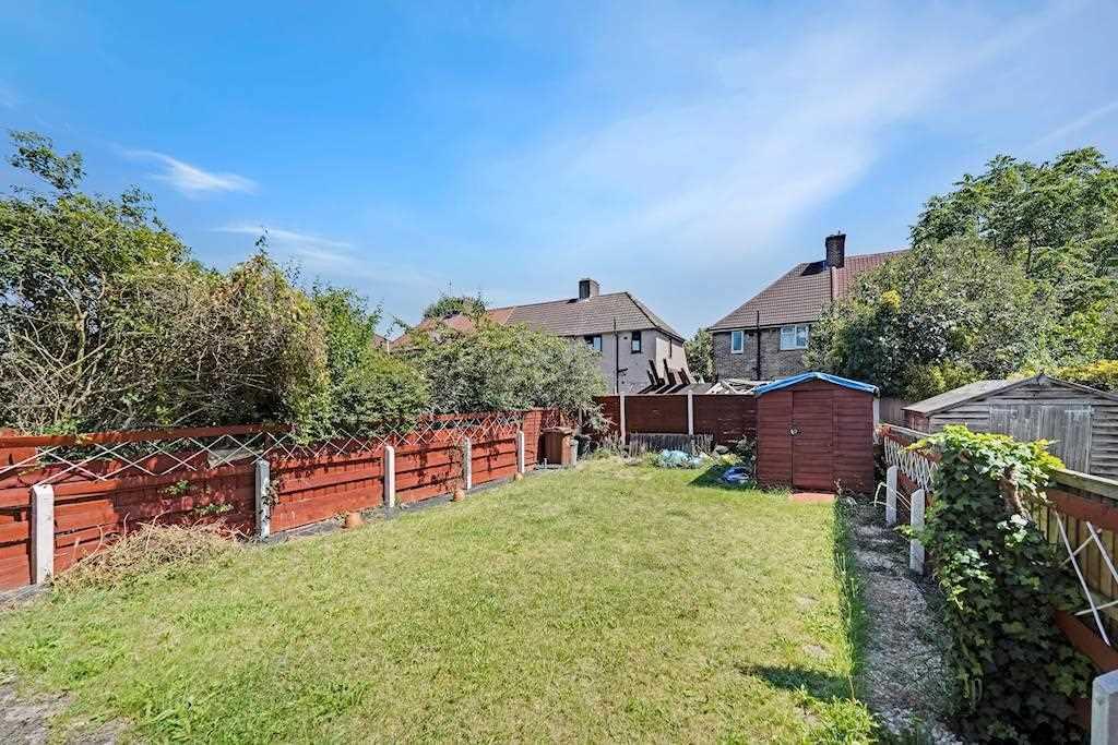 Private rear garden