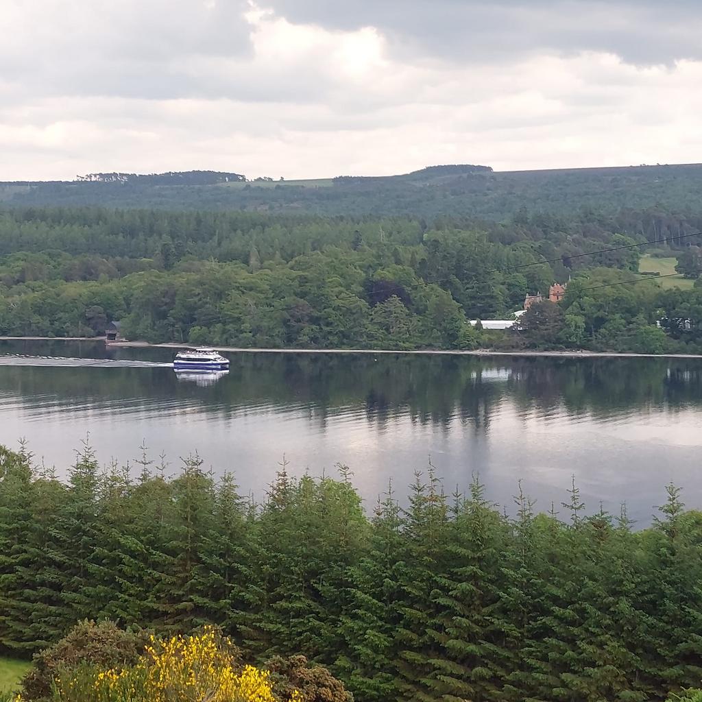 Views from croft over loch ness towards...