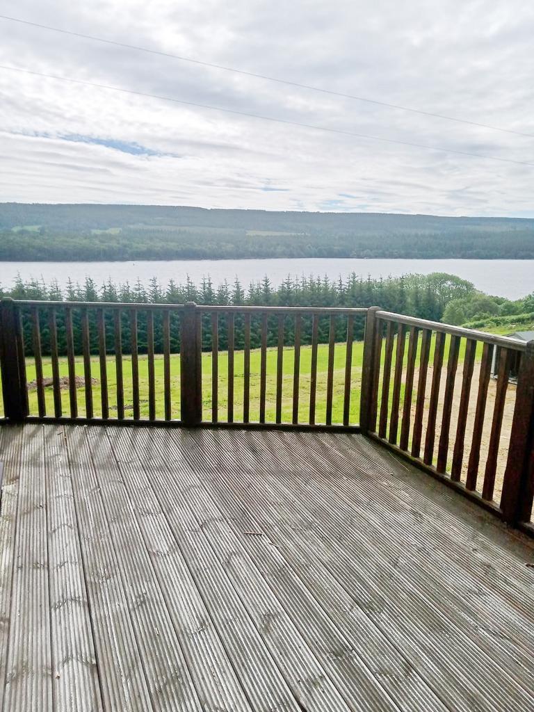 Views from chalet towards loch ness